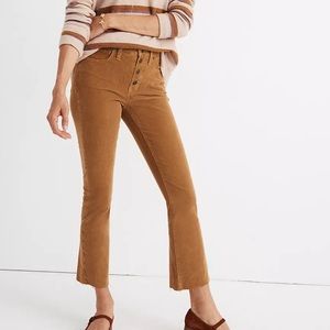 MADEWELL Cali Demi-Boot Jeans: Corduroy Edition